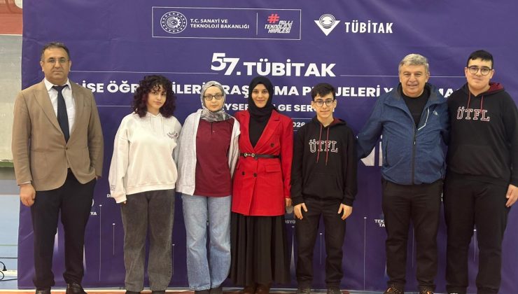 Ürgüp TESAN Fen Lisesi TÜBİTAK Bölge Finalinde 2. Oldu