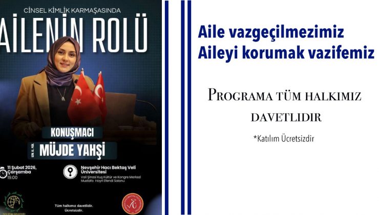 Tanınmış Psikolog Yahşi Nevşehir’de Konferans Verecek