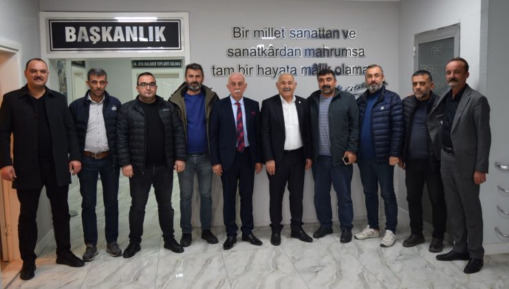 Başkan Düzgün Ve Oda Yönetimi Pınarbaşı’nı Ziyaret Etti