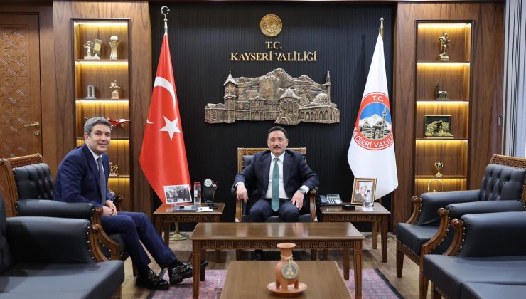 Kapadokya Alan Başkanı Aslanbay, Kayseri Valisi Çiçek’i ziyaret etti