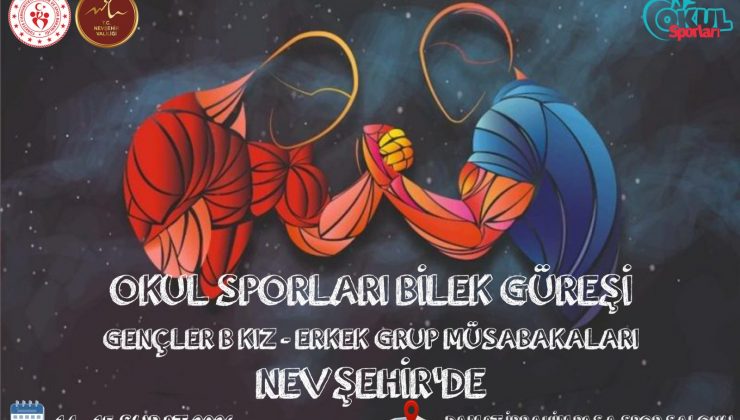 Nevşehir, Okul Sporları Bilek Güreşi Grup Müsabakalarına Ev Sahipliği Yapacak