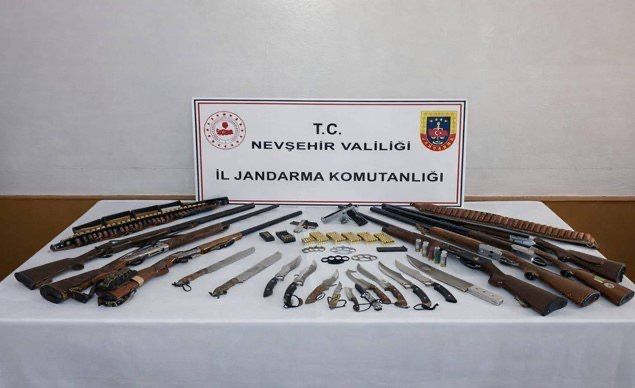 Nevşehir’de 22 Adrese Silah Operasyonu: 5 Şüpheli Adliyeye Sevk Edildi