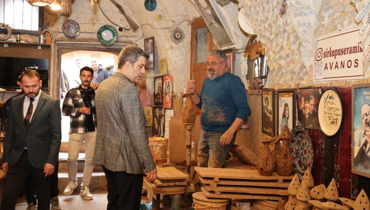 Kapadokya Alan Başkanı Cem Aslanbay, Avanos’ta Seramik Ustalarıyla Buluştu