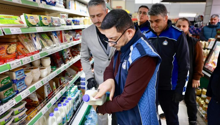 Belediye Başkanı Rasim Arı, Gıda İşletmelerini Denetledi