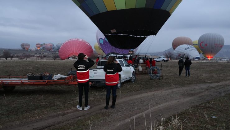 Kapadokya’da Balon Uçuş Faaliyetlerine Yönelik Alan Denetimleri Devam Ediyor