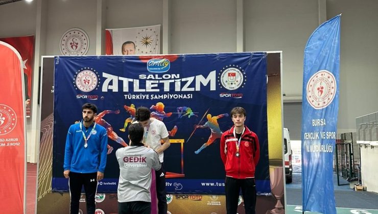 NEVÜ’den TÜSF Salon Atletizm Türkiye Şampiyonası’nda Bronz Madalya