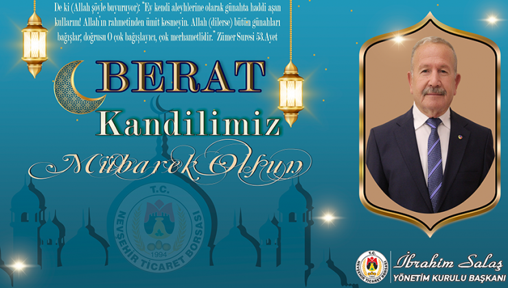 NTB Başkanı Salaş’tan Berat Kandili Mesajı