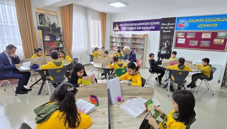 Hacı Asım Atabilen İlkokulunda Kitaplara Göz Değdi