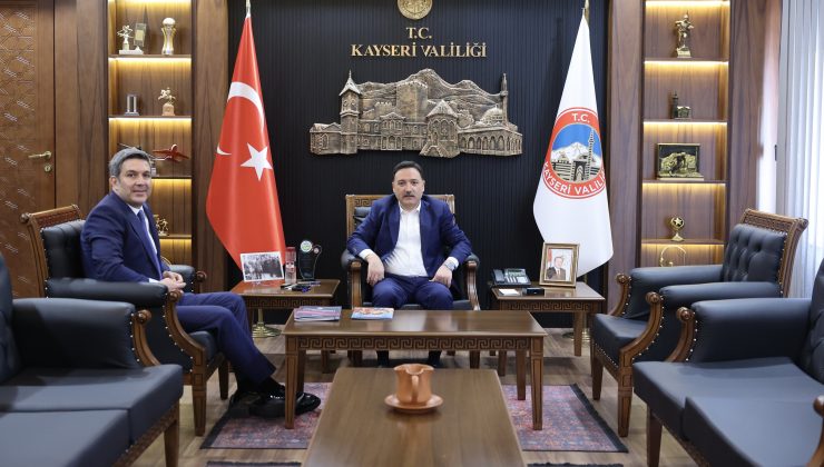 Kapadokya Alan Başkanı Aslanbay’dan Kayseri Valisi Gökmen Çiçek’e Ziyaret
