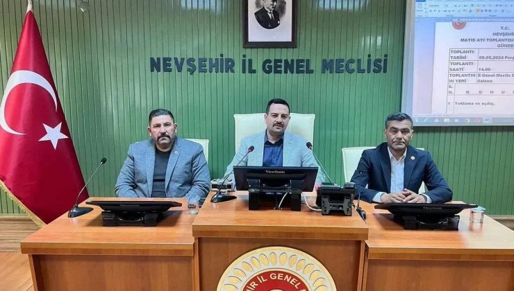 Nevşehir İl Genel Meclisi Mart Ayı Kararlarını Açıkladı
