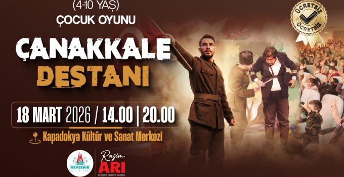 “Çanakkale Destanı” Çocuk Tiyatro Oyunu Sahnelenecek