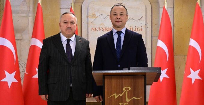 Kırgızistan’ın Ankara Büyükelçisi Kazakbaev’den Vali Fidan’a Ziyaret