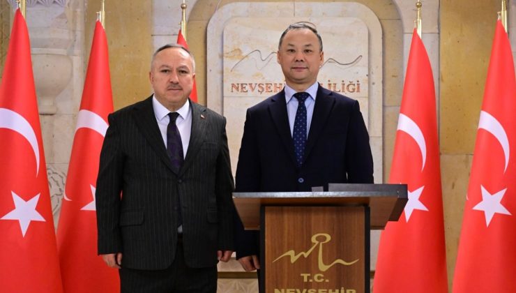 Kırgızistan’ın Ankara Büyükelçisi Kazakbaev’den Vali Fidan’a Ziyaret