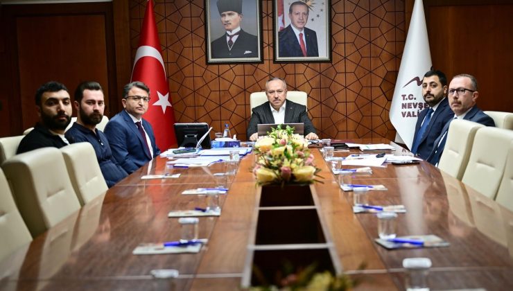 Nevşehir’de Yatırım ve Projeler Değerlendirildi
