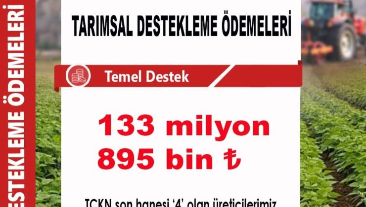 Nevşehir’de Çiftçilere 1,18 Milyar TL’lik Destek Ödemesi