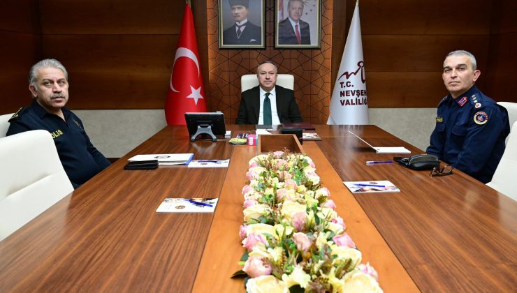 Nevşehir’de Bayram Tedbirleri Toplantısı Yapıldı