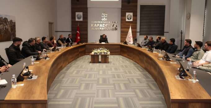 Kapadokya Alan Başkanı Aslanbay, Cip Acente İşletmecileriyle Görüştü