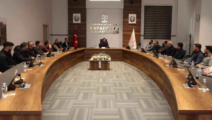 Kapadokya Alan Başkanı Aslanbay, Cip Acente İşletmecileriyle Görüştü