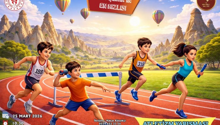 Türkiye’nin En Hızlısı Atletizm İl Seçme Müsabakaları” Nevşehir’de Düzenlenecek
