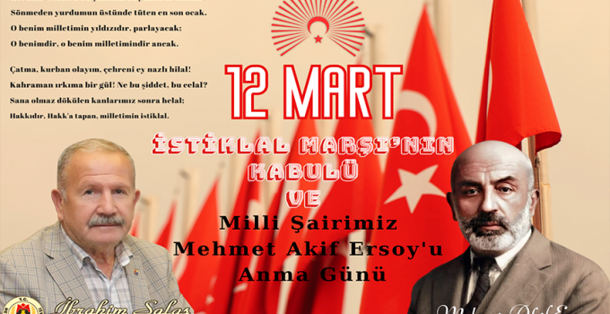 NTB Başkanı Salaş’dan 12 Mart İstiklal Marşının Kabulü Mesajı
