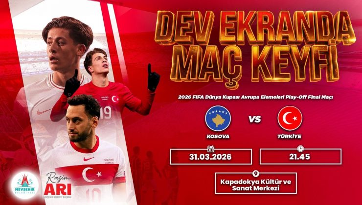 Kosova – Türkiye Maçı Dev Ekranda Yayınlanacak