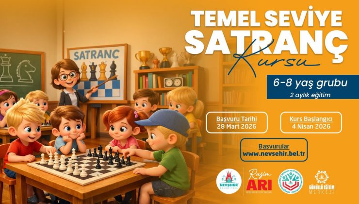 Nevşehir Belediyesi’nden Çocuklara Satranç Eğitimi Fırsatı