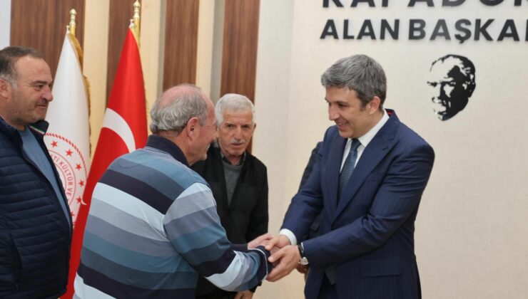 Kapadokya Alan Başkanı Aslanbay’a 18 Köyden Yoğun Ziyaret