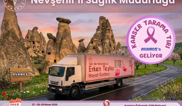 Avanos’ta Ücretsiz Kanser Taraması Başlıyor