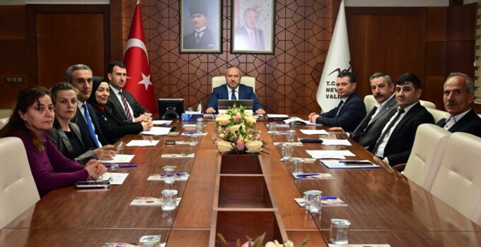 Nevşehir’de Toprak Koruma Kurulu Toplantısı Gerçekleştirildi