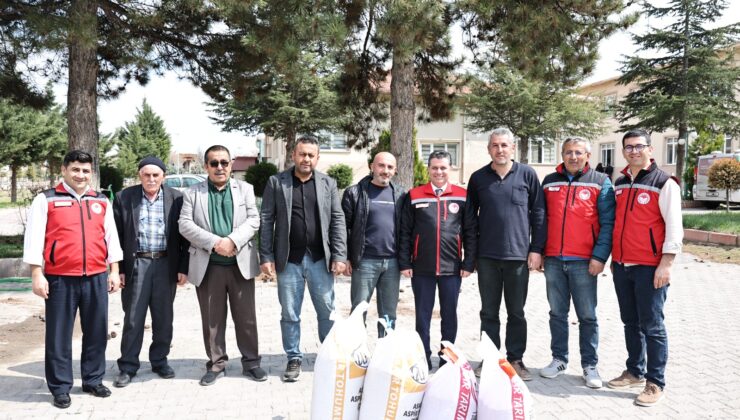 Nevşehir’de Üreticiye Tohum Desteği Sürüyor