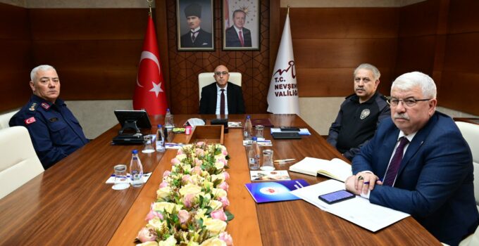 Nevşehir’de Okul Güvenliği Toplantısı Gerçekleştirildi
