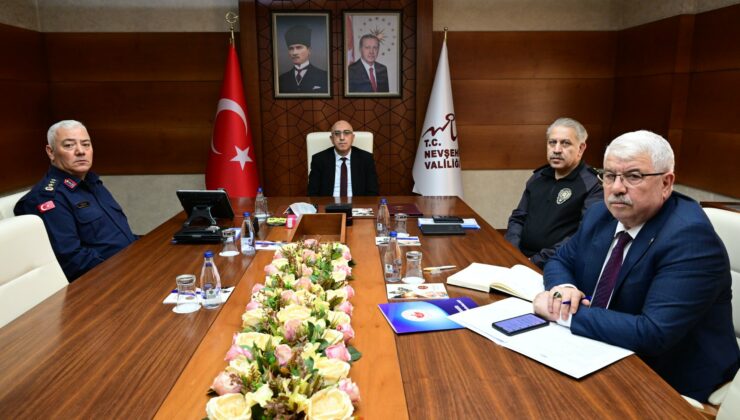 Nevşehir’de Okul Güvenliği Toplantısı Gerçekleştirildi