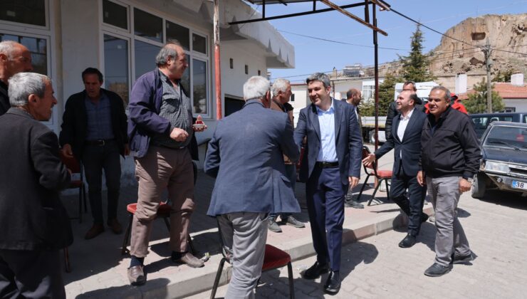 Kapadokya Alan Başkanı Aslanbay, Mazı Köyünde İncelemelerde Bulundu