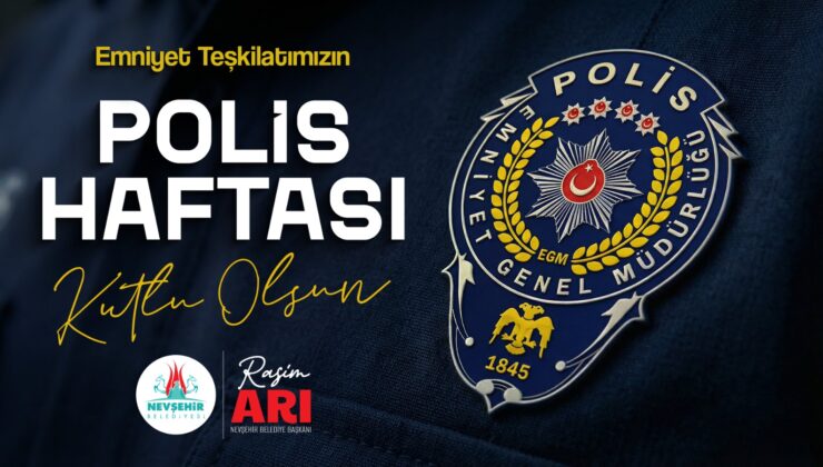 Başkan Arı, Türk Polis Teşkilatının 181. Kuruluş Yıl Dönümünü Kutladı