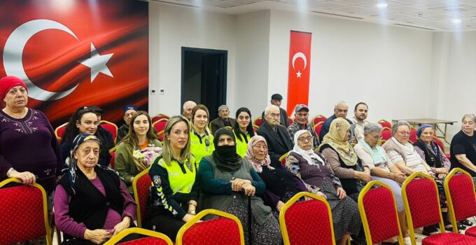 Huzurevinde Trafik Bilinci Eğitimi Verildi