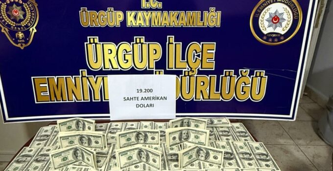 Ürgüp’te sahte para operasyonu: 4 kişi cezaevine gönderildi