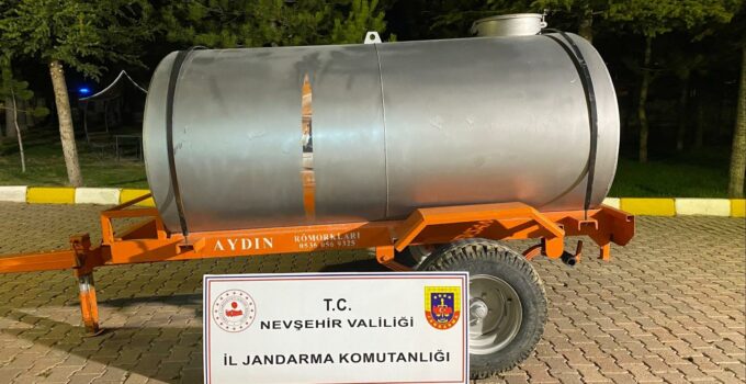 Avanos’ta Çalınan Tanker Türkeli’de Ortaya Çıktı:3 Kişi Tutuklandı