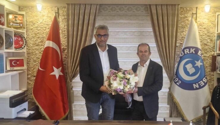 Başkan Çamcı’dan Türk Eğitim-Sen’e Destek Ziyareti