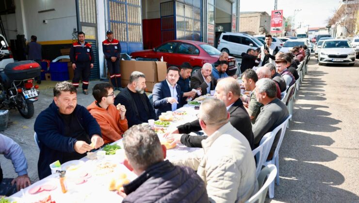 Başkan Arı, Gönül Buluşmaları Kapsamında Yeni Sanayi Sitesi’ndeydi