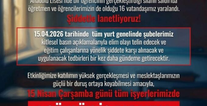 Nevşehir’de Eğitim Çalışanlarından İş Bırakma Kararı: “Sessiz Kalmayacağız!”