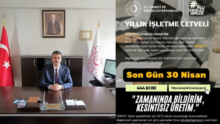 Nevşehir’de Sanayi İşletmelerine Önemli Uyarı