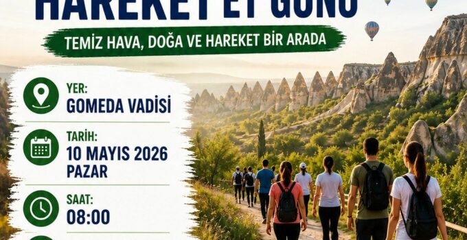 Nevşehir’de “Sağlık İçin Hareket Et Günü” Etkinliği Düzenleniyor