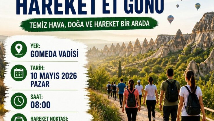 Nevşehir’de “Sağlık İçin Hareket Et Günü” Etkinliği Düzenleniyor