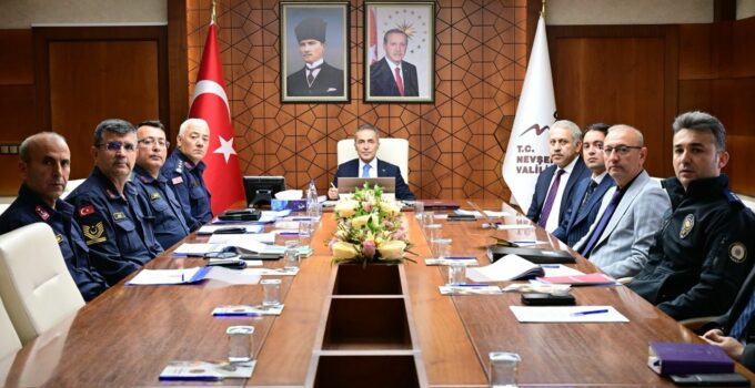 Nevşehir’de Güvenlik Zirvesi: Asayiş Toplantısı Gerçekleştirildi