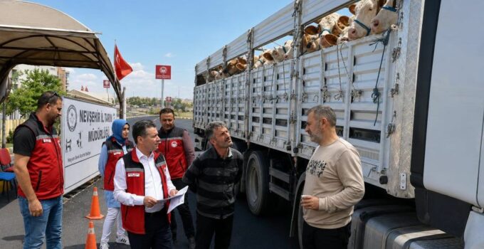 Kurban Bayramı Öncesi Nevşehir’de Sıkı Yol Denetimi