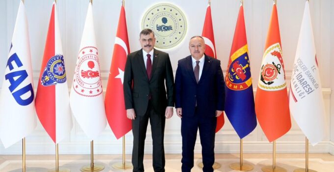 Bakan Çiftçi’den Emniyet Genel Müdürü Ali Fidan’a Ziyaret