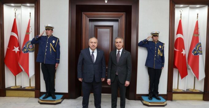 Vali Hüseyin Kök’ten Emniyet Genel Müdürü Ali Fidan’a Ziyaret