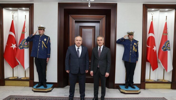 Vali Hüseyin Kök’ten Emniyet Genel Müdürü Ali Fidan’a Ziyaret