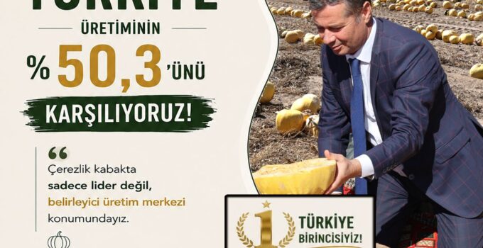 Nevşehir, Çerezlik Kabak Üretiminde Türkiye Birincisi Oldu