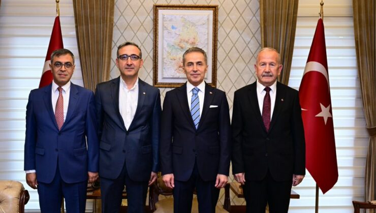 Nevşehir Ticaret Borsası Heyetinden Vali Hüseyin Kök’e Ziyaret